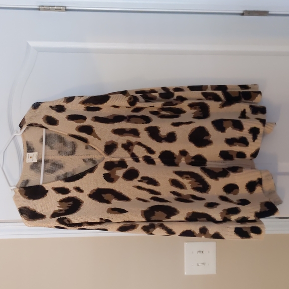 By Together Sweaters - By Together leopard sweater size s